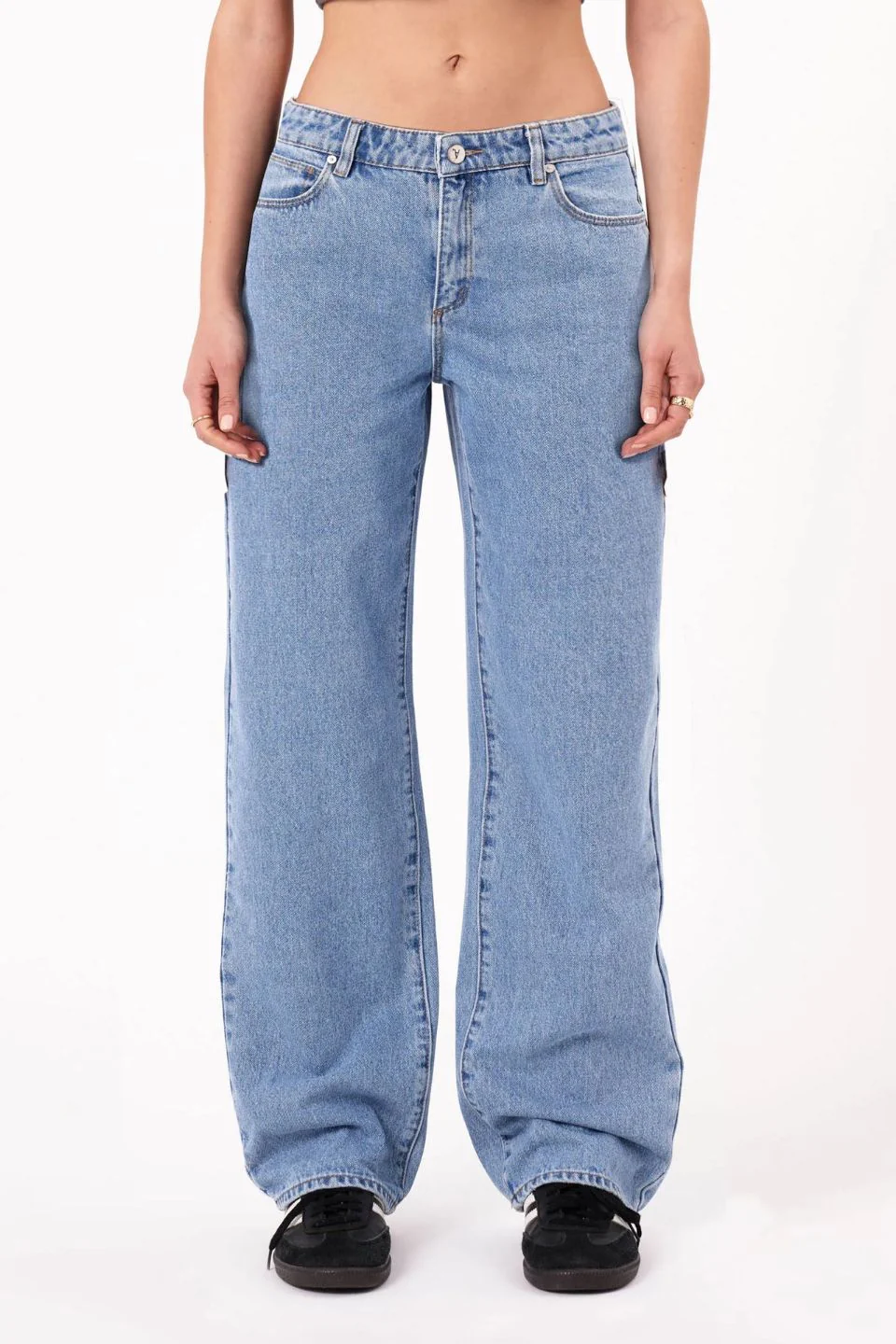 99 Low Wide Baggy Gigi Mid Blue Jean - Image 3
