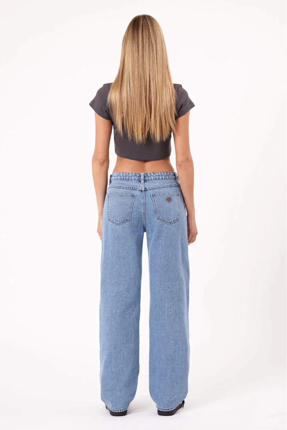 99 Low Wide Baggy Gigi Mid Blue Jean - Image 5