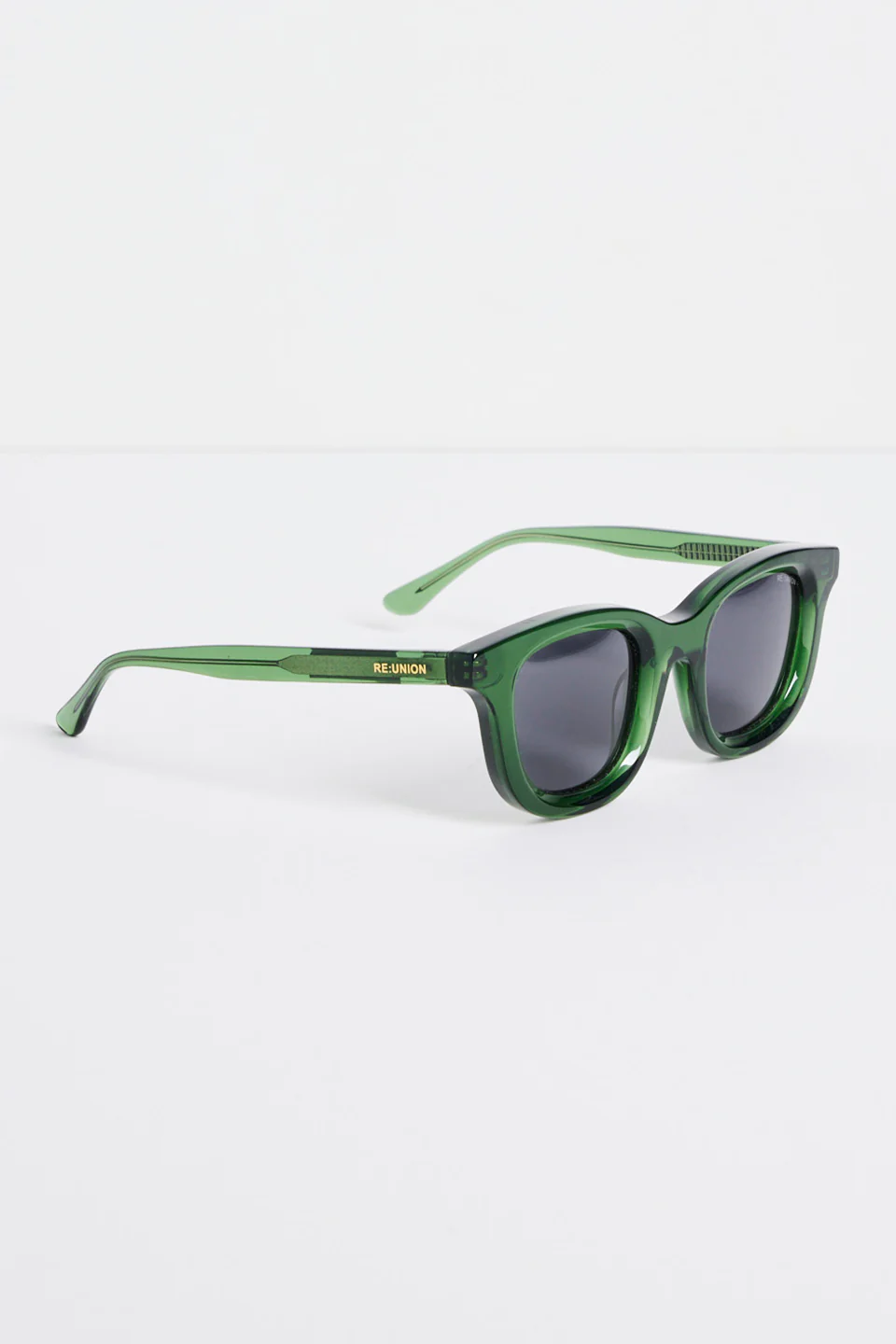 Chelsea Forest Chunky Round Sunglasses - Image 2
