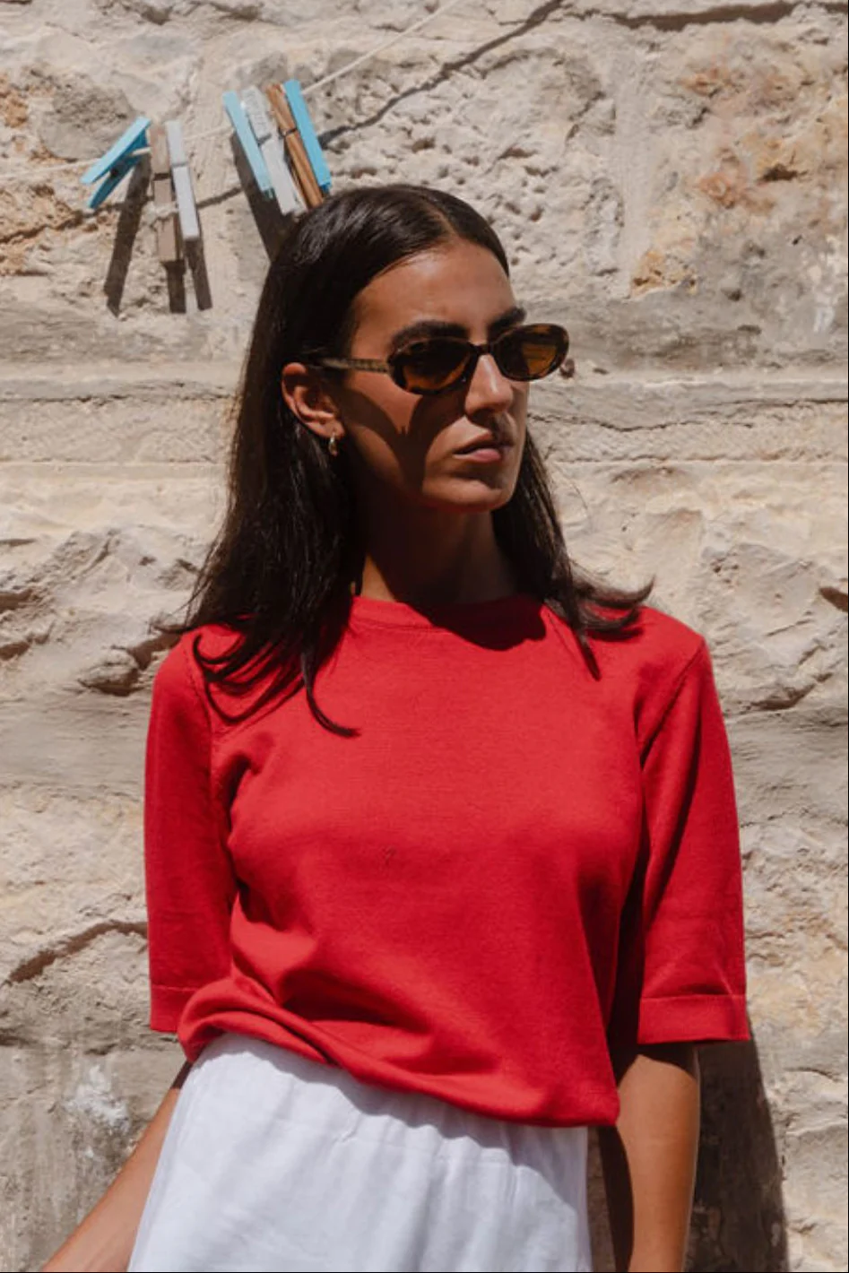Edition Red Crewneck Knit Tee - Image 2