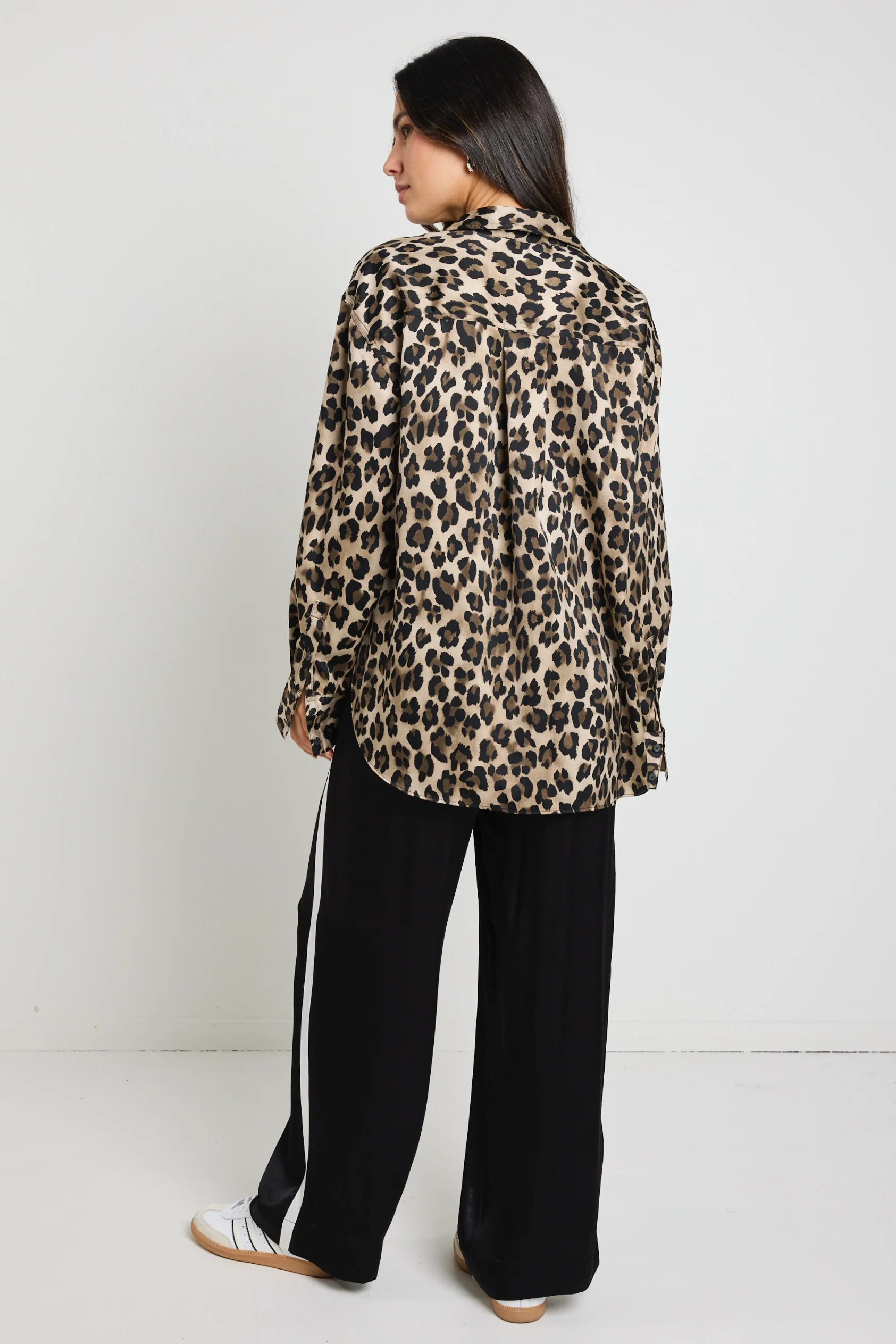 Felix Animal Satin Oversized Shirt - Image 6