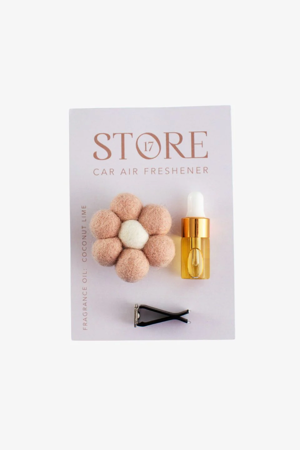 Felt Blush Daisy Car Diffuser - Image 2