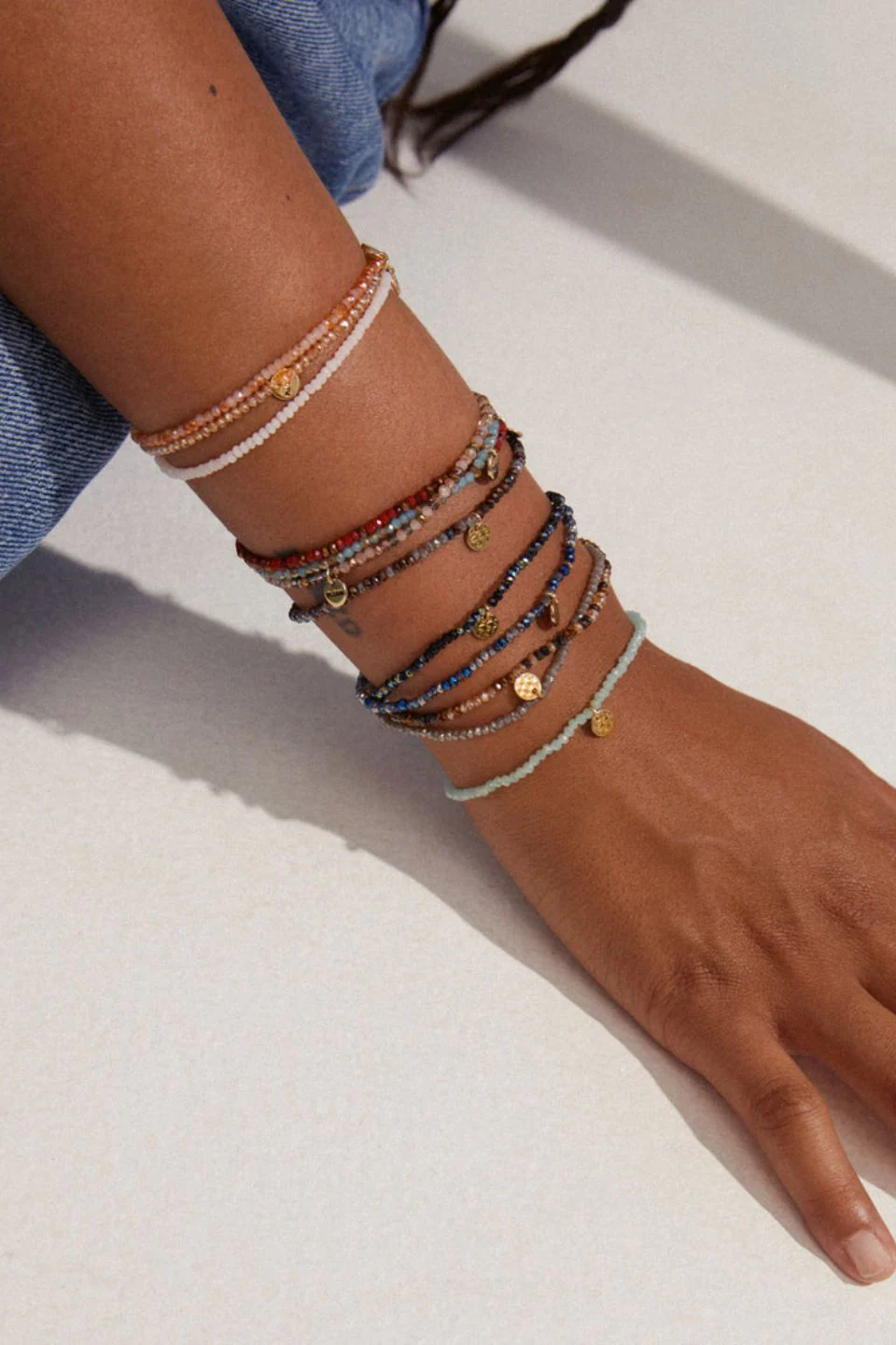 Indie White Gold Plated EOL Bracelet - Image 2