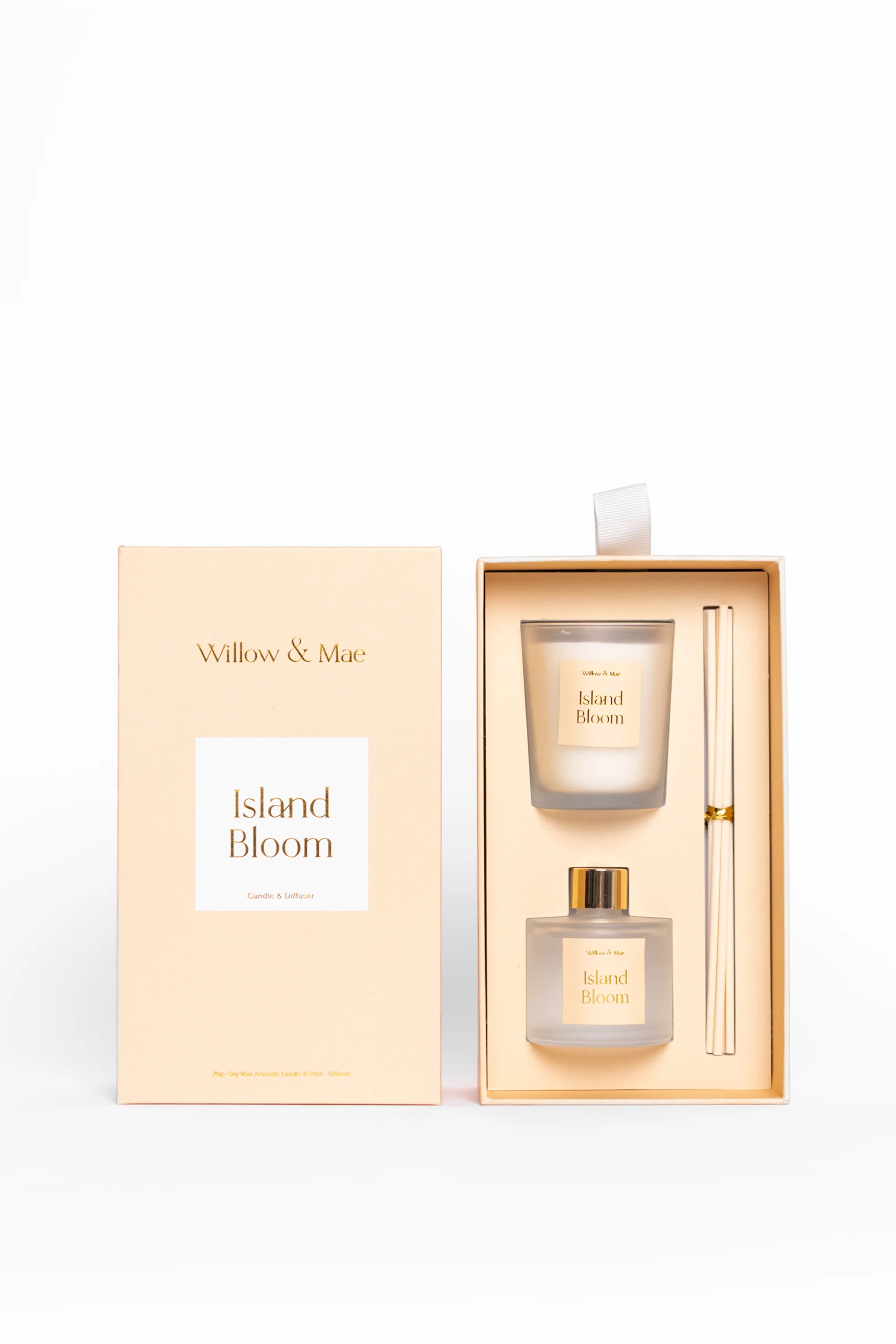 Island Bloom Peach 70g Candle + 50ml Diffuser Set - Image 5
