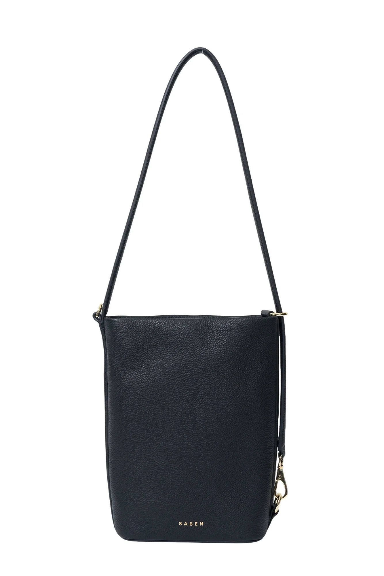Jojo Black Soft Luxe Leather Shoulder Bag - Image 4