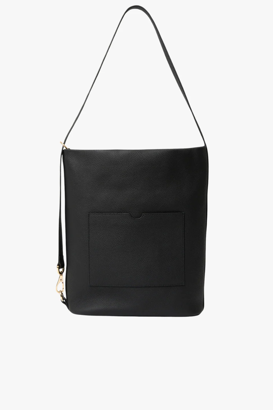 June Black Large Bucket Shoulder Bag - Image 9