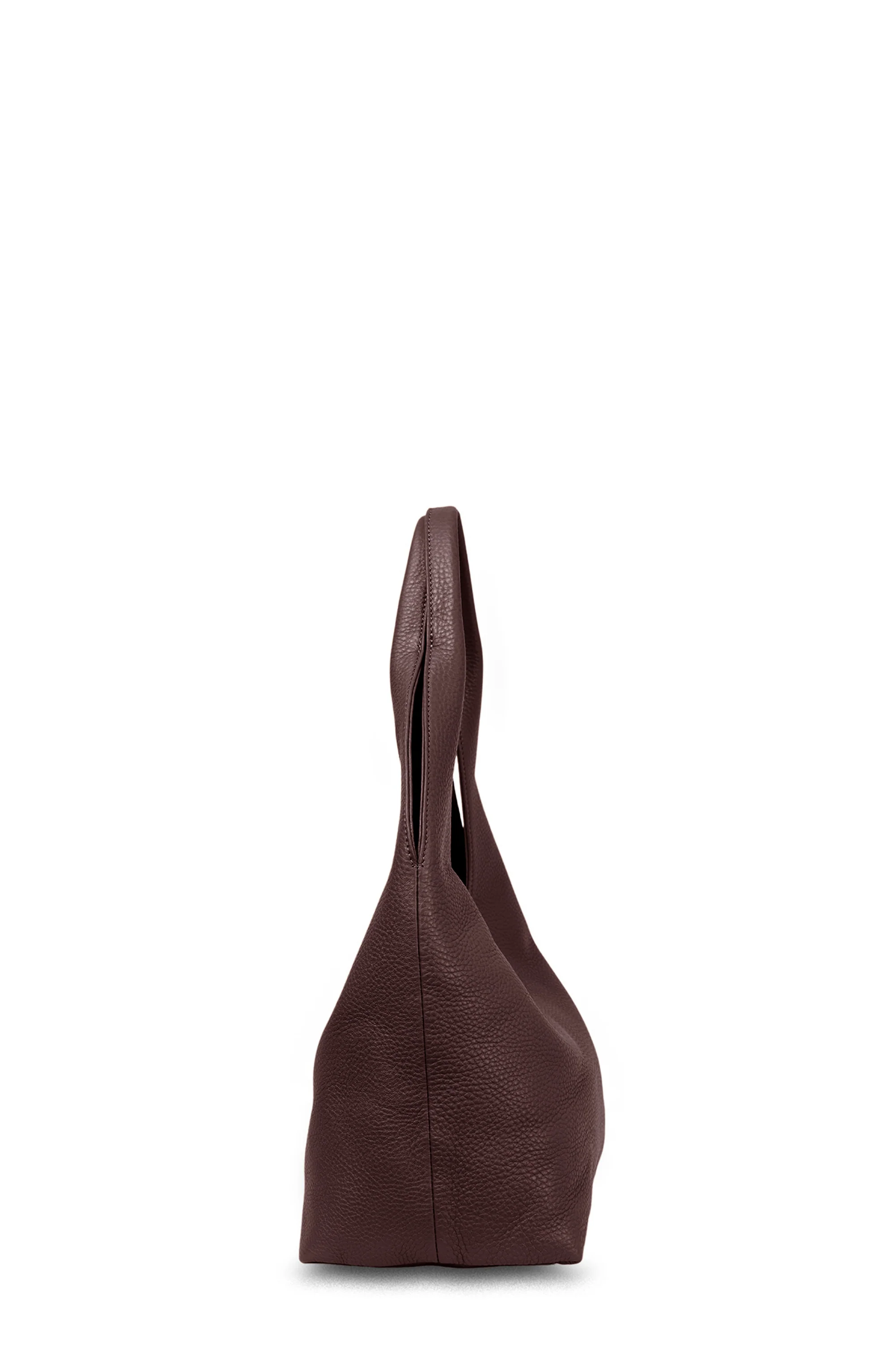 Kiki Espresso Lightly Milled Shoulder Bag - Image 3