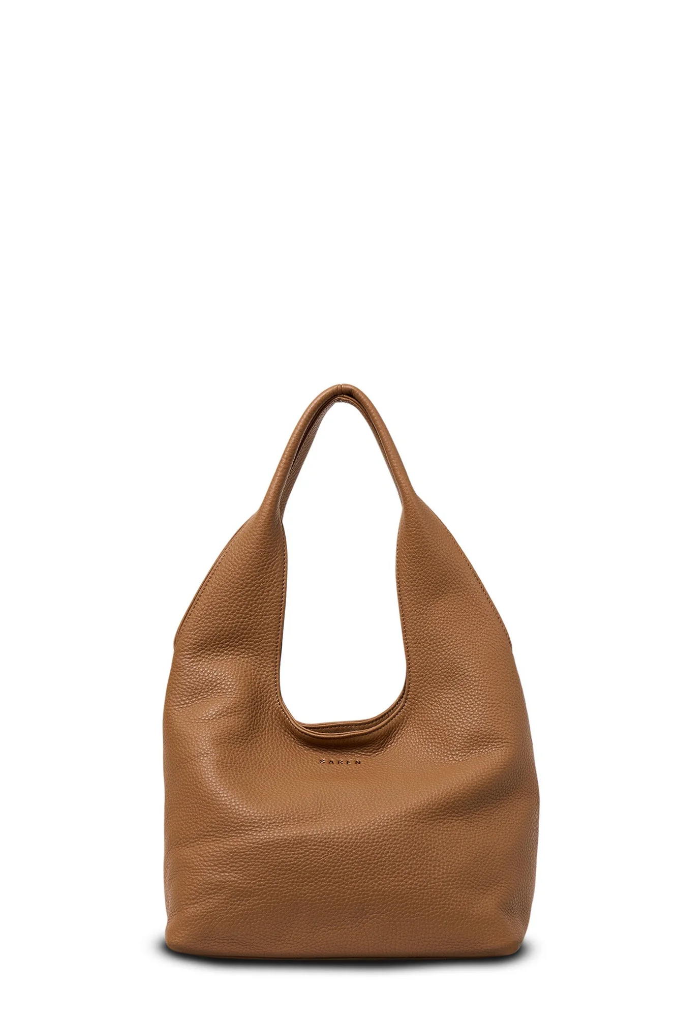 Kiki Toffee Lightly Milled Shoulder Bag - Image 2