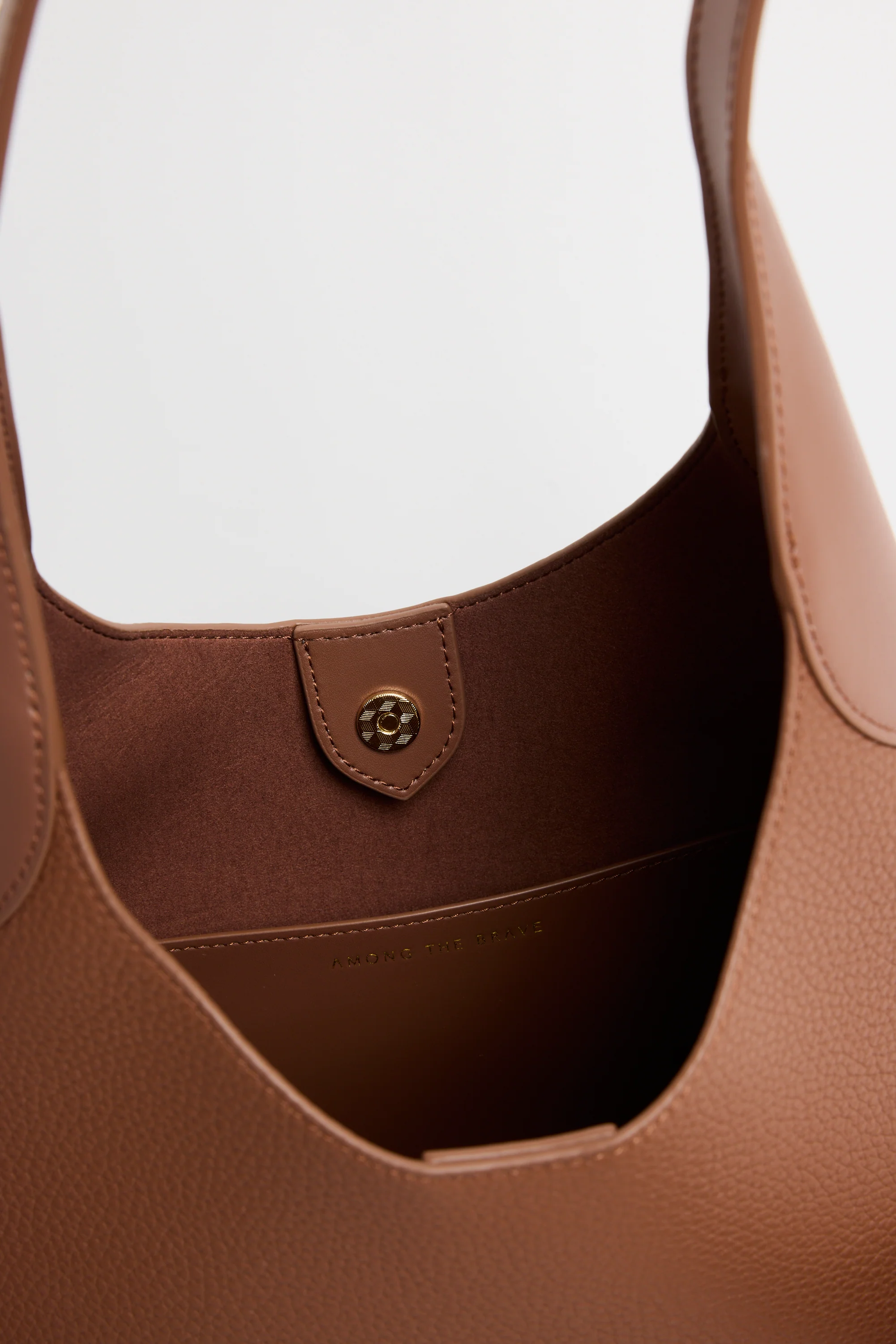 Lisbon Brown Leather Slouch Shoulder Bag - Image 5