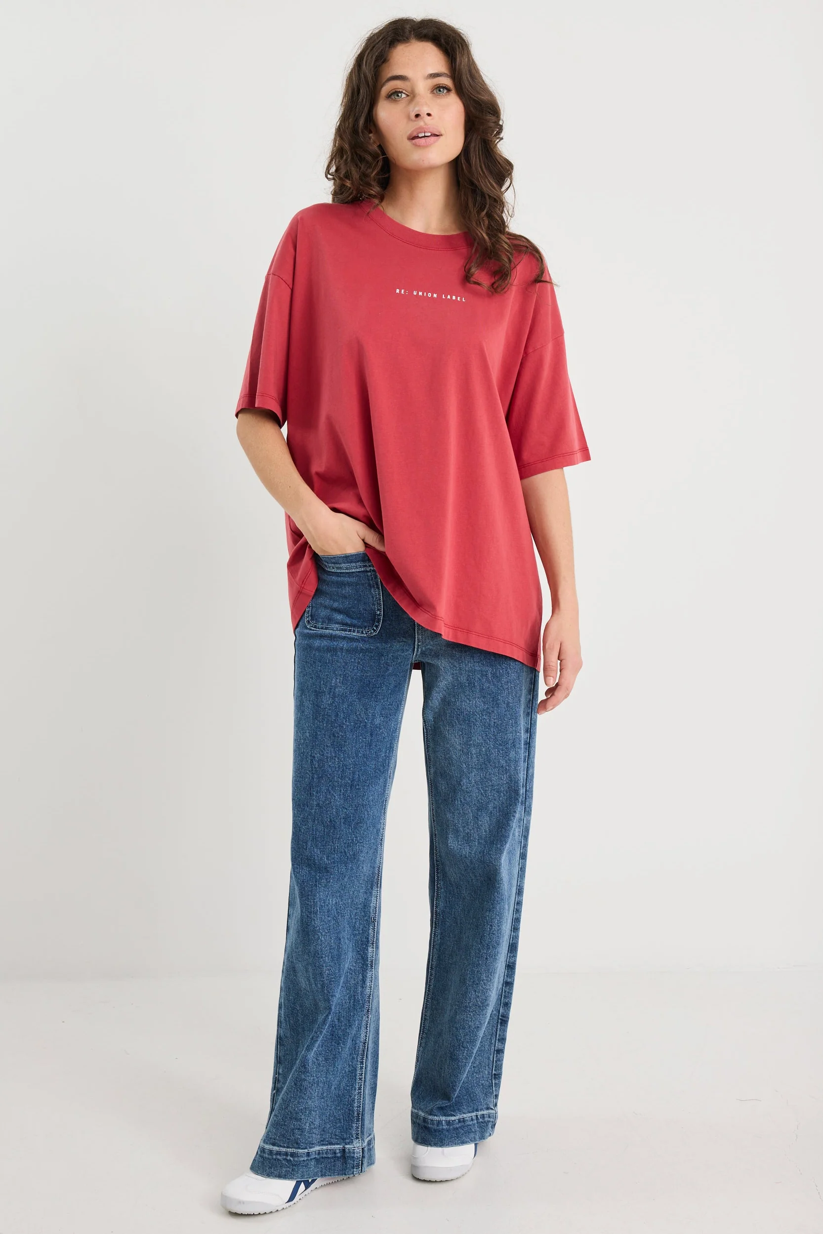 Novel Paprika Cotton Re:Union Oversized Tee - Image 3
