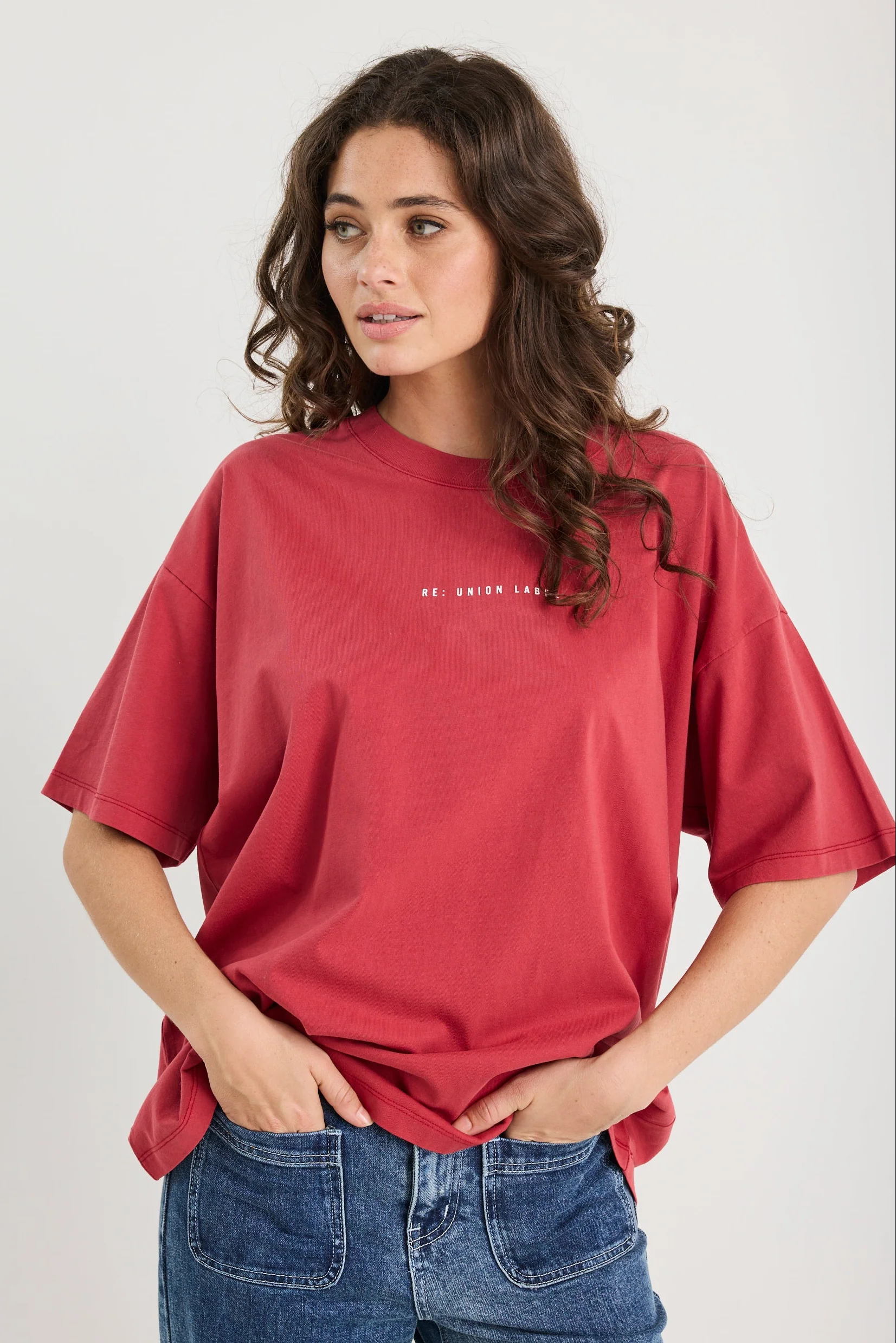 Novel Paprika Cotton Re:Union Oversized Tee - Image 4