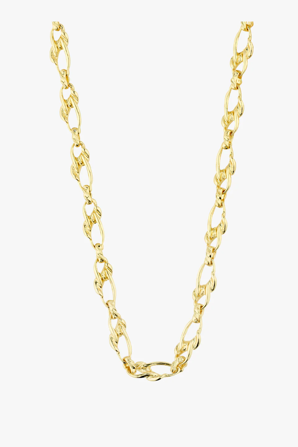 Rani Chunky Twist EOL Gold Recycled Necklace - Image 3