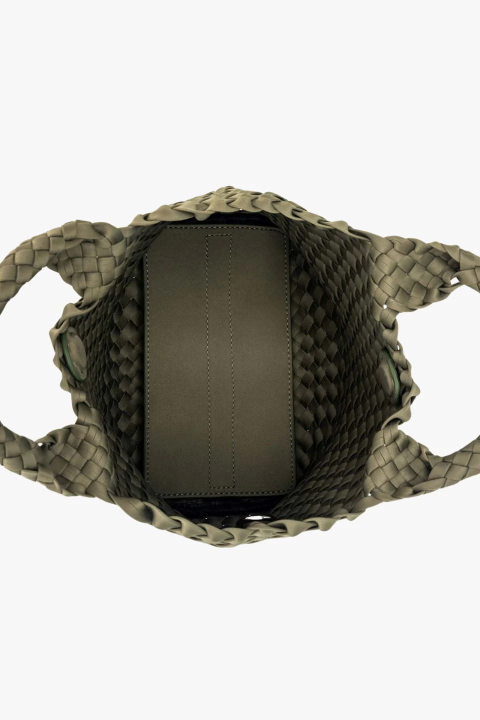 Reeva Light Olive Woven Mini Bag - Image 7