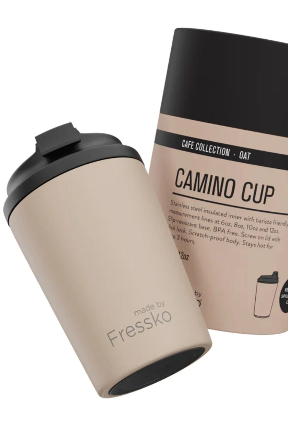 Signature Six Oat Ceramic Camino 12oz Coffee Cup - Image 5