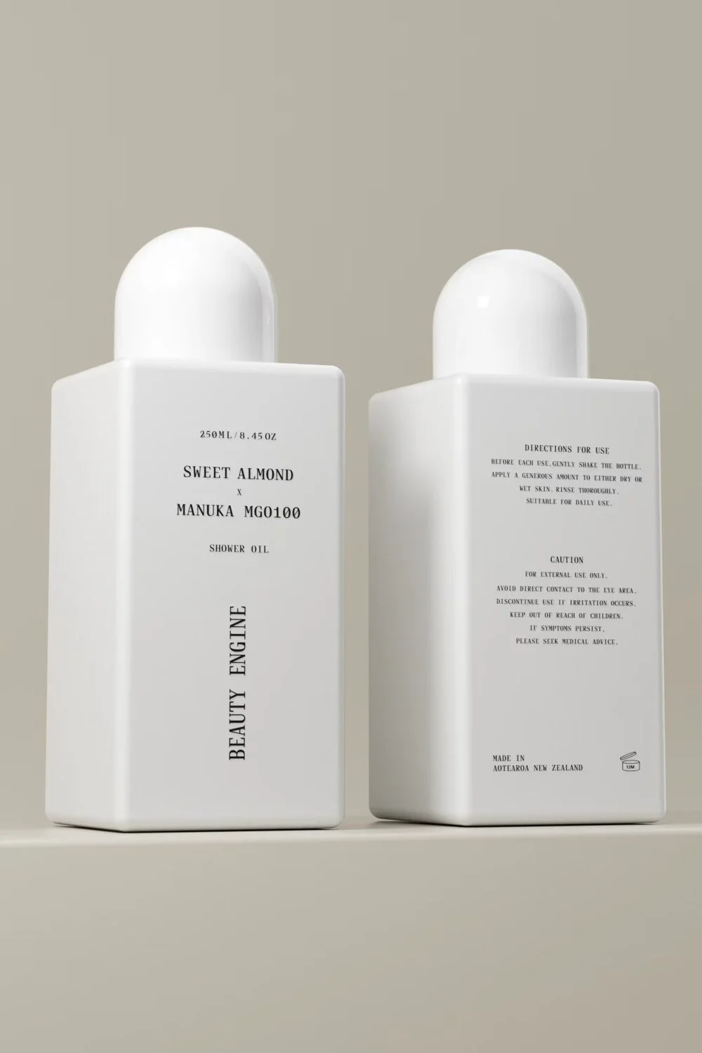Sweet Almond + Manukau Honey White 100ml Body + Shower Oil