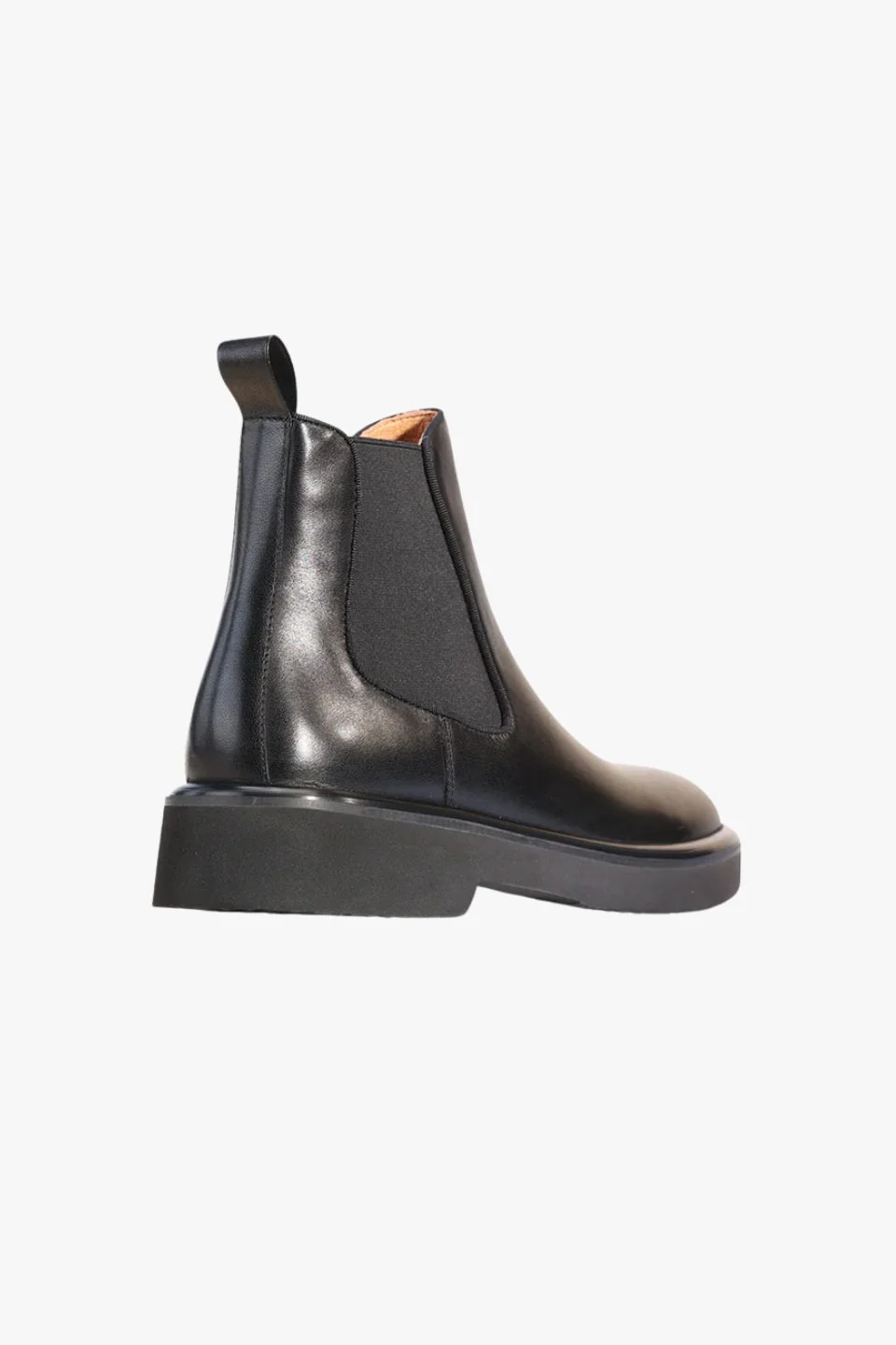Thea Black Chelsea Elastic Ankle Boot - Image 3
