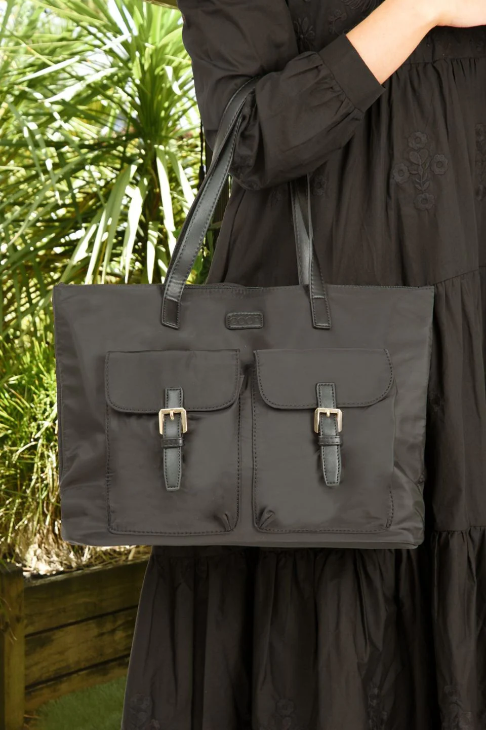This Tote's For You Black Nylon Tote Bag - Image 2