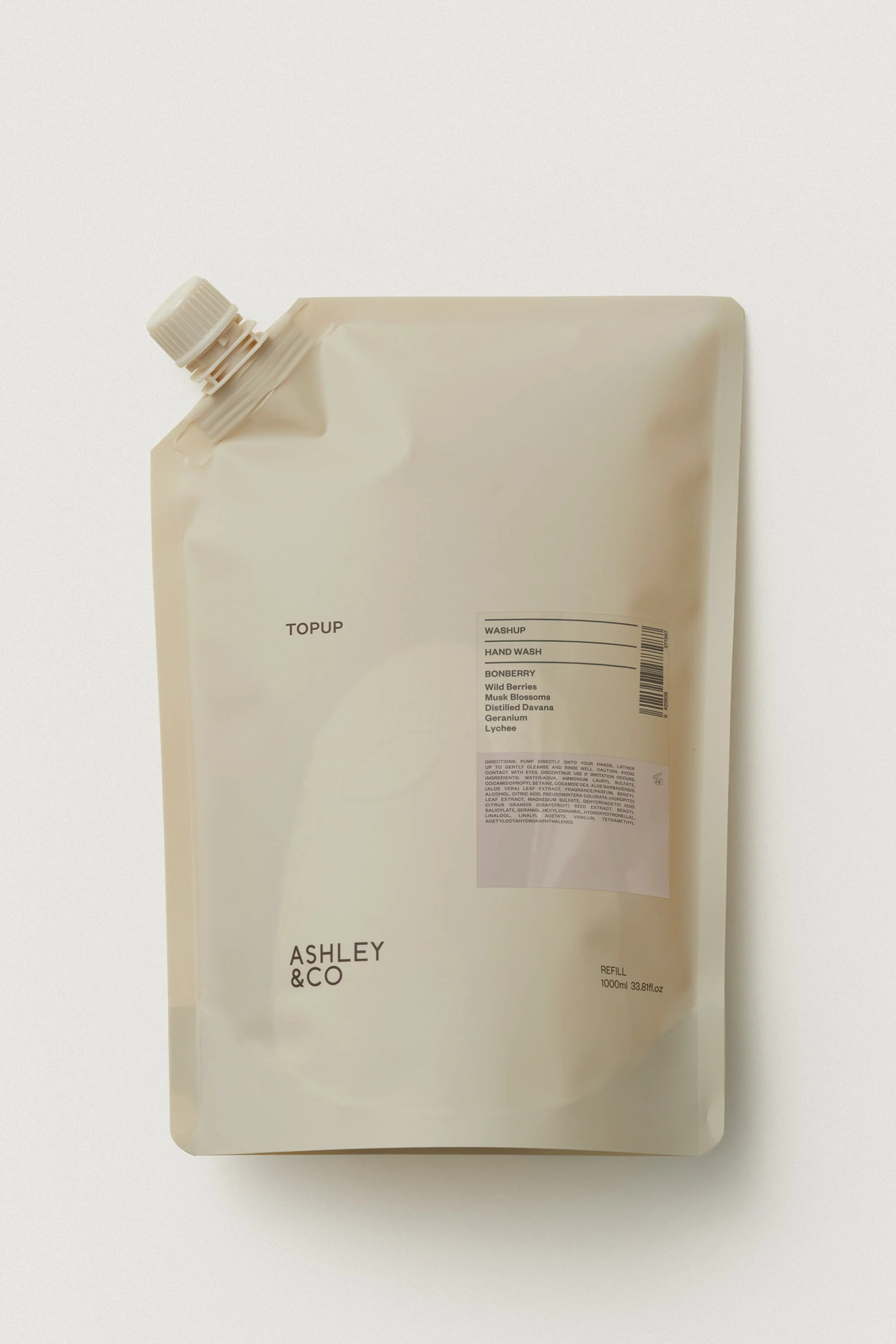 Top Up Washup All Over EOL Bonberry Refill 1ltr