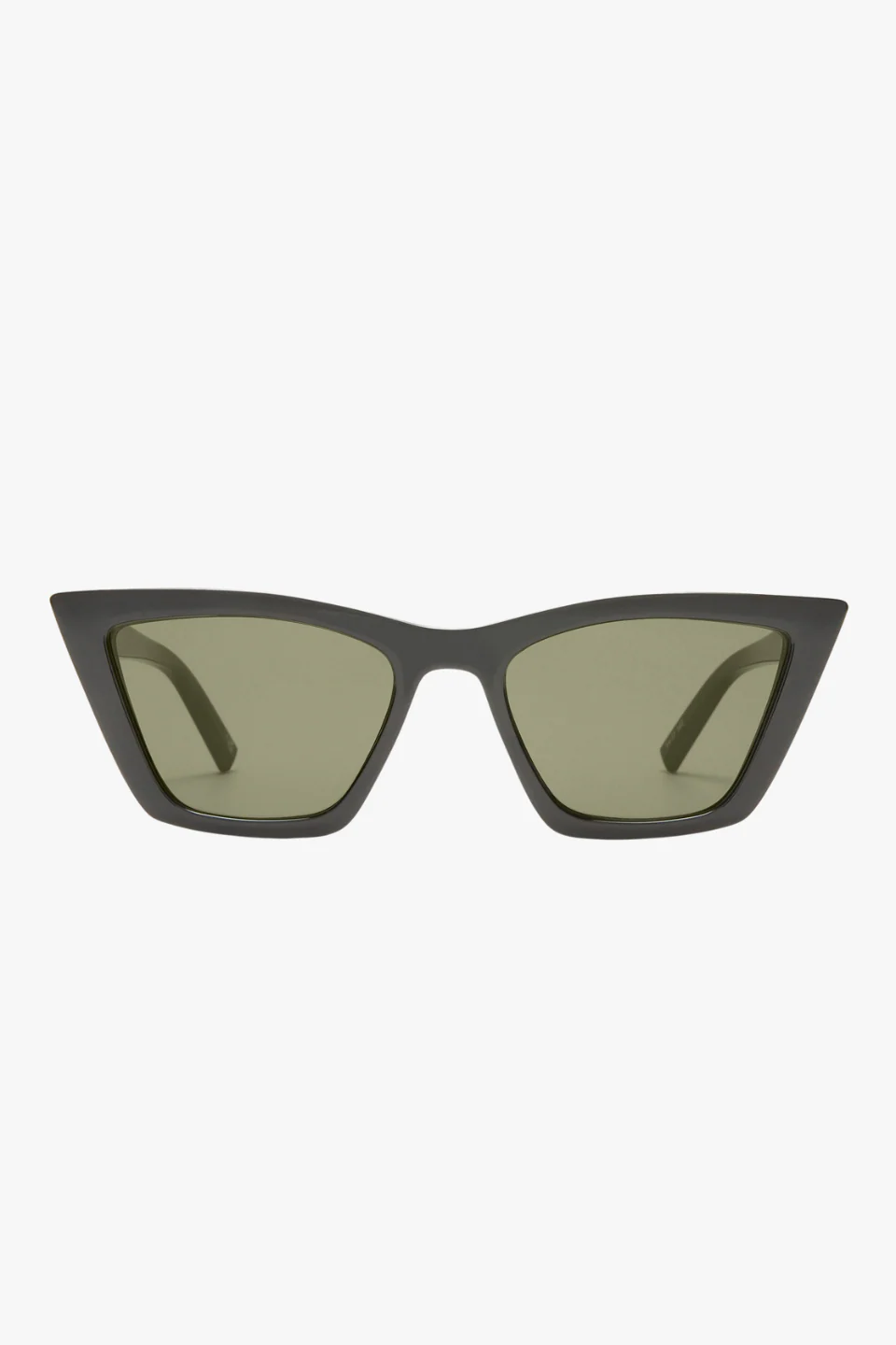 Velodrome Black Cat Eye Brown Mono Lens Sunglasses