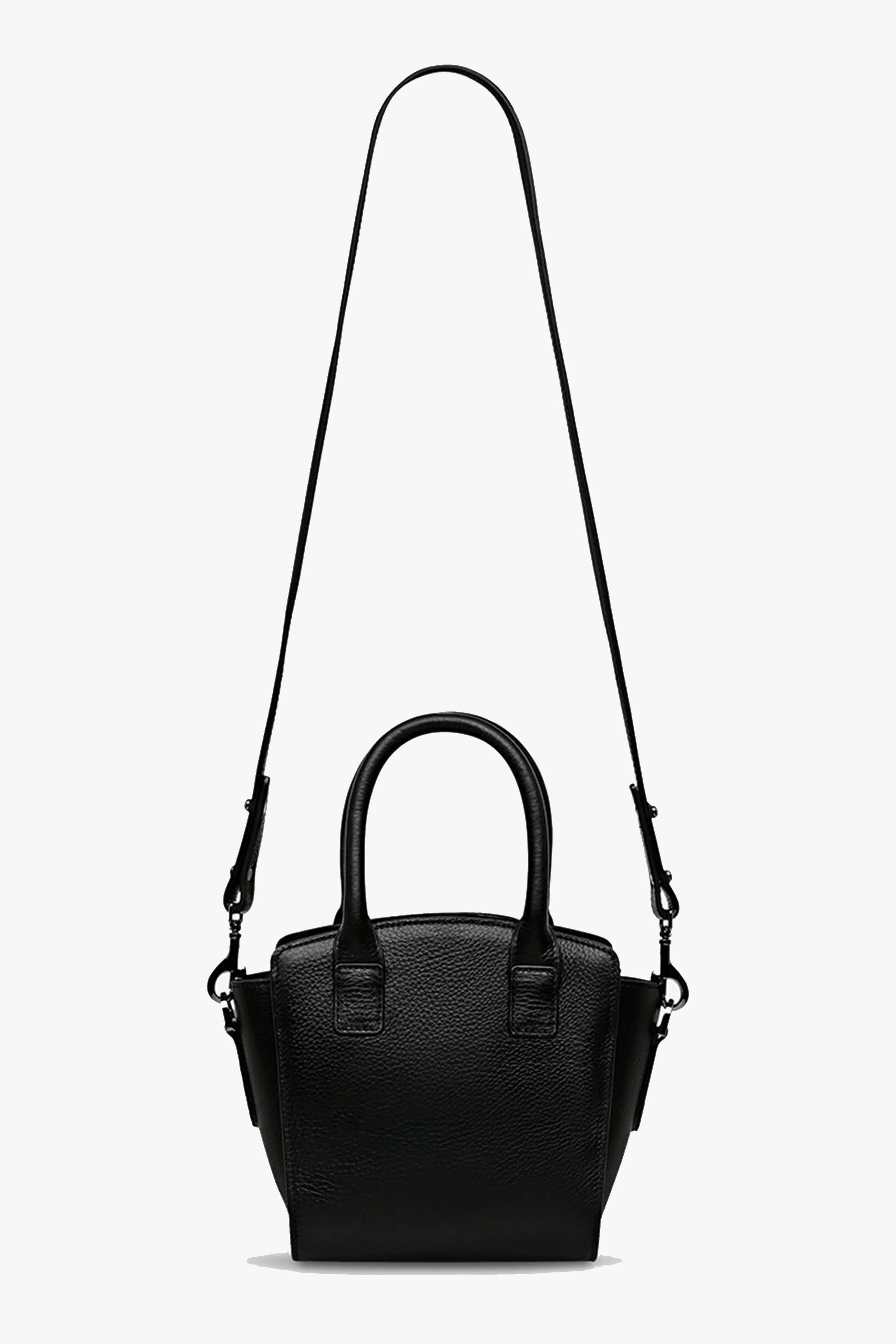 Worst Behind Us Black Leather Bag - Image 3