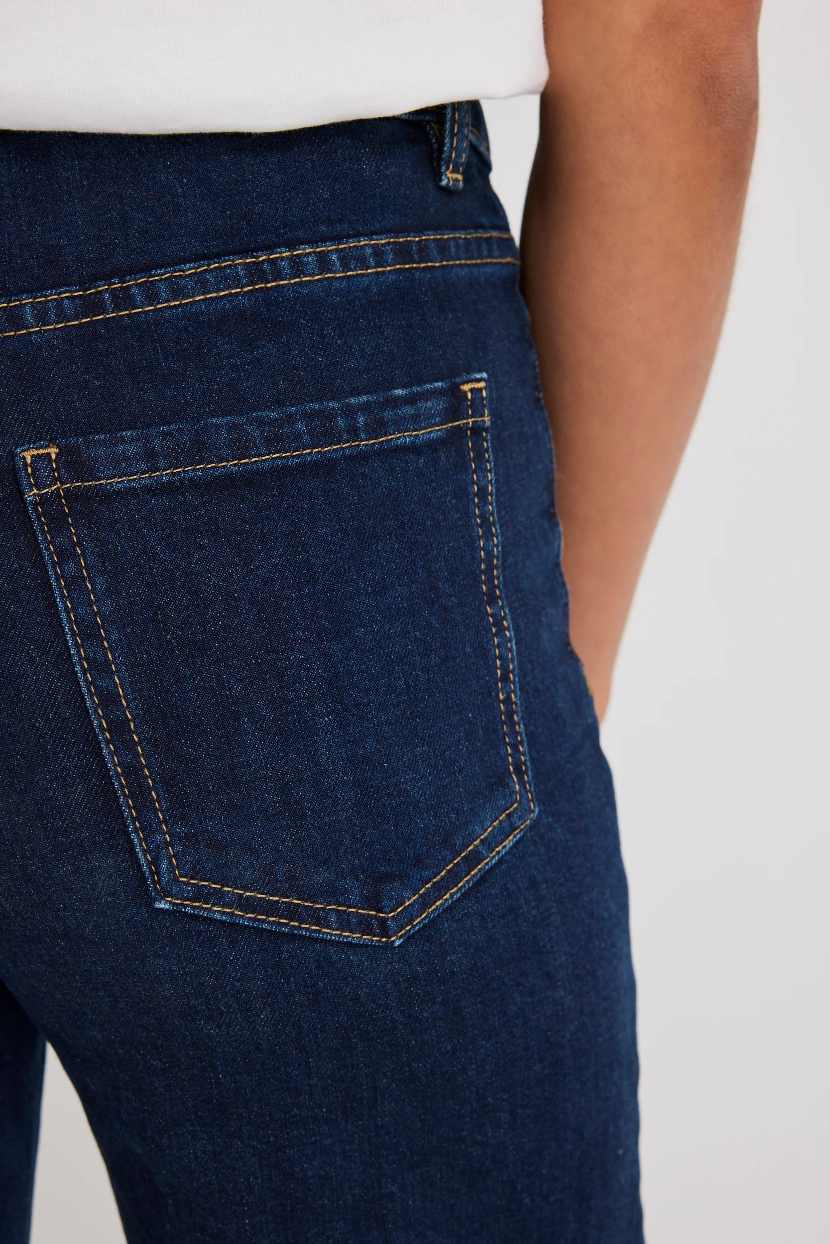 Zoey Indigo Petite High Rise Wide Leg Pocket Jean - Image 4